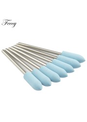 7pcs Milling Cutter For Manicure Silicone Nail Bits For Manicure Machine Mill Cutters To Remove Gel Polish Buffer Files