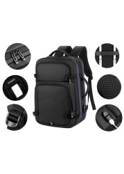 2020 New USB Men's Backpack Travel Sports Package Night Luminous Portable School Office Bag Waterproof Large Capacity Multifunction