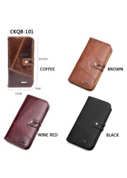 Men's smart anti-lost real leather wallet airtag gps wallets luxury purse high quality wallet card holder for engraved free