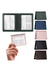 Multifunctional Leather Protective Cover For Small Card Certificate US Vaccine Document Protection Holster Card Wrap Wallet