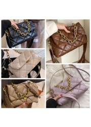 luxury designer shoulder bag women chain purse and handbags female 2022 soft pu leather crossbody bag theme small handbag