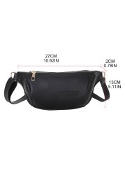 Women Waist Bag Fanny Pack PU Leather Lady Chest Bags Multifunctional Mobile Coin Purse Fashion Travel Bag