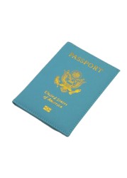 PU Leather Passport Cover Vintage American Covers Card Holder Organizer Bag Travel USA