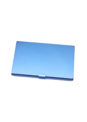 Men's Business Card Case Stainless Steel Aluminum Business Card Holder Metal Box Cover