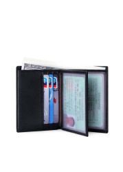 WILLIAMPOLO 100% Genuine Leather Super Soft Slim Small Wallet Men Billeteras Para Hombre 7 Card Holder Purse