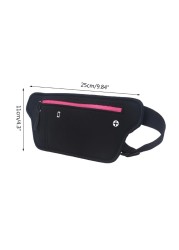 Unisex Running Belt Waist Fan Pack Reflective Adjustable Waist Bag Waterproof Women Men Casual Gym Phone Holder Bum Bag