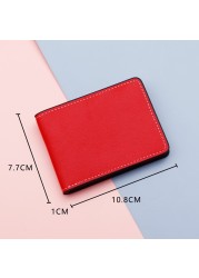 Super Slim PU Leather ID Credit Card Holder Book Organizer Men Ultra-thin Business Card Holders Wallet Driver License Wallet