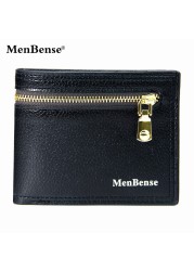 2022 Casual Men Wallets Short Card Holder Photo Holder Casual Style Male Wallets Luxury Men Purses PU Leather Wallet for Men