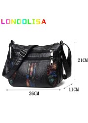 Multi-pocket casual crossbody bag for women fashion shoulder bag and purse high quality large capacity messenger bag