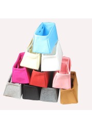 For H 25 Bir 30 k s 35 40 Handmade 3mm Felt Insert Bags Organizer Makeup Handbag Organize Portable Cosmetic Base Figure