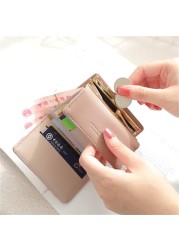 2021 Cartoon Leather Women Pocket Wallet Ladies Clutch Purse Women Short Card Holder Cute Girls Purse Cartera Mujer Coin Bag