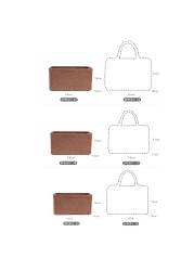 Felt Insert Bag Fit For Speedy 16 20 25 30 35 Women Bag Female Organizer For Cosmetic Pocket Mirror Keep Shape Improve Inner Space