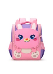 Children's school bag for girls large capacity children's backpack lightweight breathable fashion gradient princess bag for girls