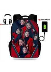 School Backpack with USB Port, School Backpack for Teens, Travel Bag, Children's Daily Book Bag