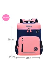 2020 British Style Waterproof School Backpack Orthopedic Bag Boys Girls Primary School Bags Girls Backpacks