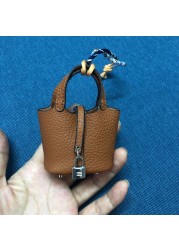 Luxury Designer Genuine Leather Bag Accessories Charms Handbag Pendant Genuine Leather Ladies Bag Divination Accessories Trinket Gifts