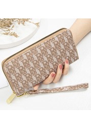 DNRXBD Long Women Wallet New Female Purses Coin Purse Card Holder Women Leather Wallets Clutch Bag Money Bag Purses Carteira