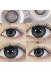 EASYCON eggs brown unique high-end soft lens for eyes cosmetic colored contact lenses makeup big beauty pupil annual myopia