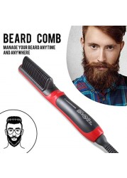 ASL-908 Hair Straightener 2022 Durable Electric Straight Hair Beard Comb Brush Heated Ceramic Hair Straightener Brush EU Plug