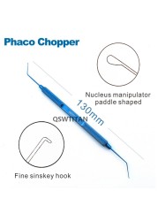 Phaco - chopper with manipulator, sinskey spoon, hook, ophthalmic instrument, double eyelid, surgical instruments