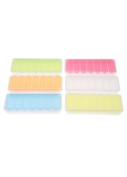 7 Day Pill Extra Large Pill Organizer Box for Travel Weekly Daily Medication Pack Medicine Organizer for Fish Oils Vitamins