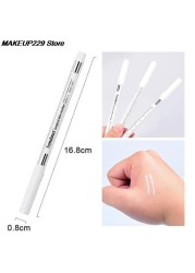 Hot 1 Set Surgical Eyebrow Skin Tattoo Marker Pen Accessories Tool With Measuring Ruler