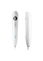 LCD Mole Freckle Removal Pen Wart Removal Spot Plasma Pen Tattoo Black Point Remover Face Body Clean Beauty Skin Care Tool