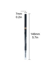 PHOERA 5 Color Natural Long Lasting No Blooming Double Ended Eyebrow Pencil Waterproof Sweatproof No Fading Eyebrow Pen TSLM1