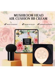 BB Cream Mushroom Air Cushion With Puff Beauty Cream Liquid Foundation Moisturizing Concealer Brightening Skin Invisible Pores