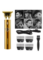 Electric men's shaver trimmer for men cordless razor T9 hair cutting machine beard trimmer cordless shaver