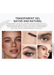 Eyebrow Gel Transparent Eyebrow Wax Waterproof Long Lasting With Brush 3D Eyebrow Styling Soap Eyebrows Women Cosmetics