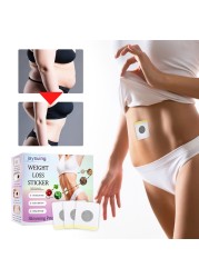 30/10pcs/box Natural Herbal Weight Loss Slim Patch Navel Sticker Slimming Product Fat Burning Weight Loss Abdominal Waist Plaster