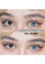 Bio-essence 1 Pair Colored Contact Lenses For Russian Eyes Girl Blue Green Lenses Eye Natural Lenses Fashion Lenses