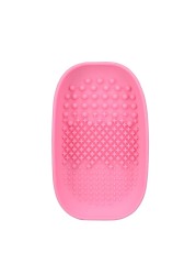 1pc Silicone Makeup Brush Cleaning Mat Cosmetic Brush Cleaner Palette Scrub Professional Makeup Brush Washing Pad Tools