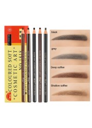 1pc Waterproof Eyebrow Pencil Long Lasting Eye Brow Tint 5 Colors Eyebrow Dark Brown Microblading Eyebrow Tattoo Pen TSLM1