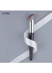 LOYBJ 1pcs Finger Belly Foundation Makeup Brushes Cosmetic Powder Liquid Foundation Concealer Cream Bevel Head Make Up Brush