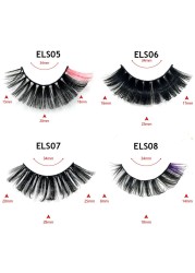 Lashes DD Curl 23-28mm Russian Volume Mink Lashes 3D Mink Eyelashes Lashes Reusable Fluffy False Lashes Russian