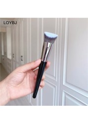 LOUBIG Multifunctional Makeup Brush 2 Slanted Cosmetic Liquid Foundation Concealer Contour Brushes Face Makeup Tools