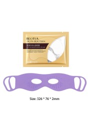 Silicone Eyes Mask With Hook Prevent Collagen Evaporation Eye Skin Pillow Set Reusable Moisturizing Lifting Firming Anti Wrinkle