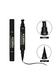 2 in 1 Cat Eye Seal Eyeliner Set Double-headed Triangle Seal Eyeliner Pen Enlarge Eyes Waterproof Quick Dry Long Lasting Makeup