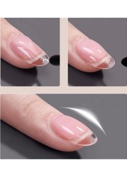 MSHARE No Burn Reinforcement Gel Russian Self Leveling Builder Reinforcement Nail Top and C-Curve Alignment Base Soak Off Nail Gel 250g