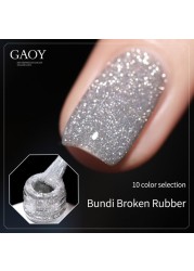 1 Pack Glitter Gel Nail Polish Iridescent Sparkling Sequins Reflective Semi-Permanent UV LED Nail Gel Varnish TSLM1