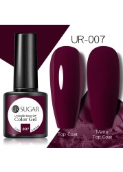 UR SUGAR 7.5ml Blue Purple Dark Color Gel Nail Polish Long Lasting Hybrid for Base MatteTop Coat Soak Off UV LED Nail Art Gel