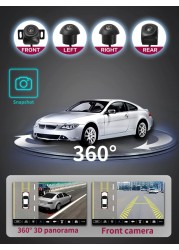 360° Panoramic Camera 720P HD Rear/Front/Left/Right 360 Panoramic Car Accessories Android Radio