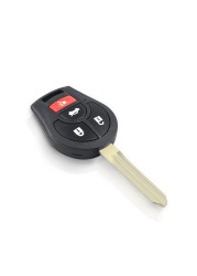 KEYYOU - car remote control key, car key for Nissan Rogue Versa Tiida, 2008 2009 2010 2012 2013 2014 2015 2016 315MHz, with ID46 chip