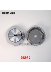 4pcs/lot 68mm Car Wheel Center Hub Caps for SSR Logo Emblem CE28 Rim TE37 Tokyo Time Attack