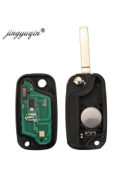 jingyuqin Flip Remote Key Fob 2/3 Buttons 433MHz ASK ID46 PCF7961 For Mercedes-Benz Citan 2012 - 2019 Smart W364