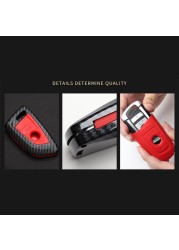 Fashion ABS Carbon Fiber Car Remote Key Case Cover for BMW 1 2 3 4 5 6 7 Series X1 X3 X4 X5 X6 F30 F34 F10 F07 F20 G30 F15 F16