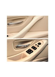 Interior Door Handle Panel, Left Door Handle Cover For BMW 5 series F10 F11, Grey, Beige, Black