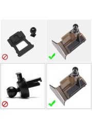 Auto Mobile Phone Holder Black ABS Phone Navigation Bracket Suitable for Tesla Model X S Model 3 Left Right 6XDB